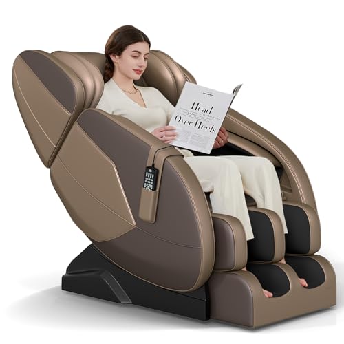 Black and Gray Full Body Zero Gravity Shiatsu Massage Recliner T868