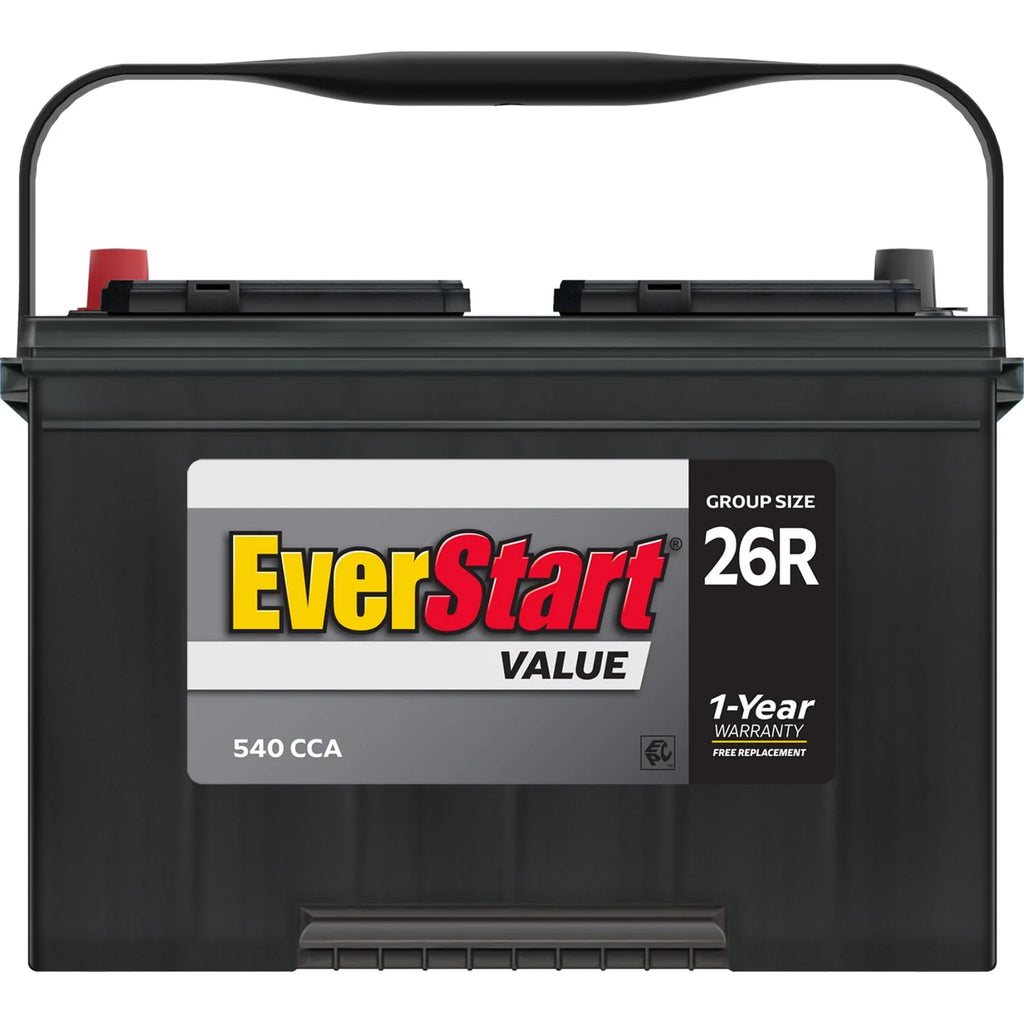 Lead Acid Automotive Battery Group Size 26R 12 Volt 540 CCA R989