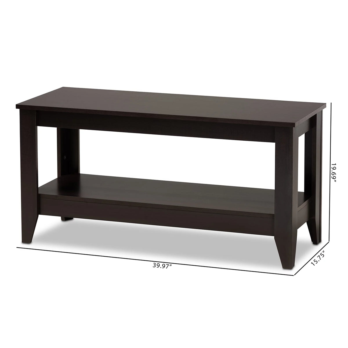 Wenge Finished Wood Coffee Table J954