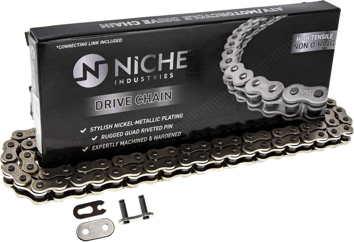 520NZ Standard Drive Sprocket Chain Combo 118 Links V565541