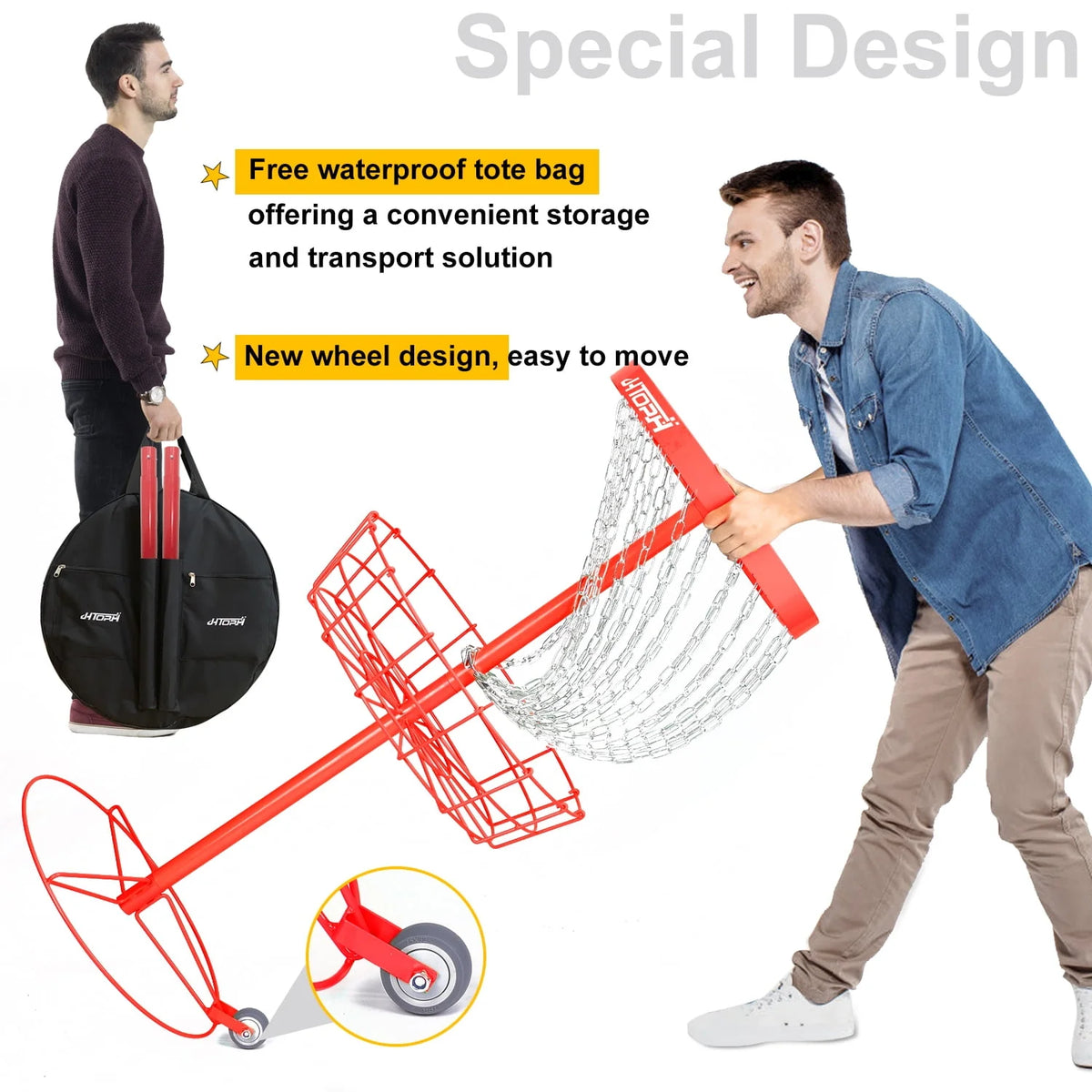 Portable Disc Golf Practice Basket V288