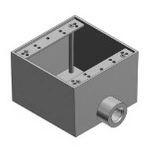 2-Gang FS Device Box, Die-Cast Aluminum, 54 Cubic-Inch Q7708