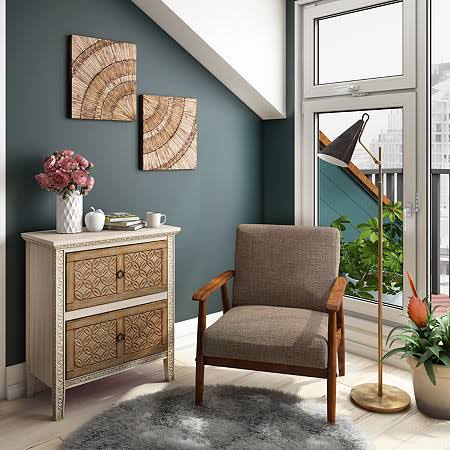 Carved Front Accent Chest D79315