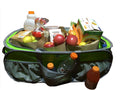 Heavy Duty Trunk Organizer Cargo Bag with Lime Green / Silver B24395