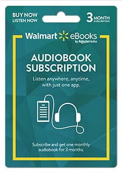 eBooks Audiobook Subscription 3 Months S5516