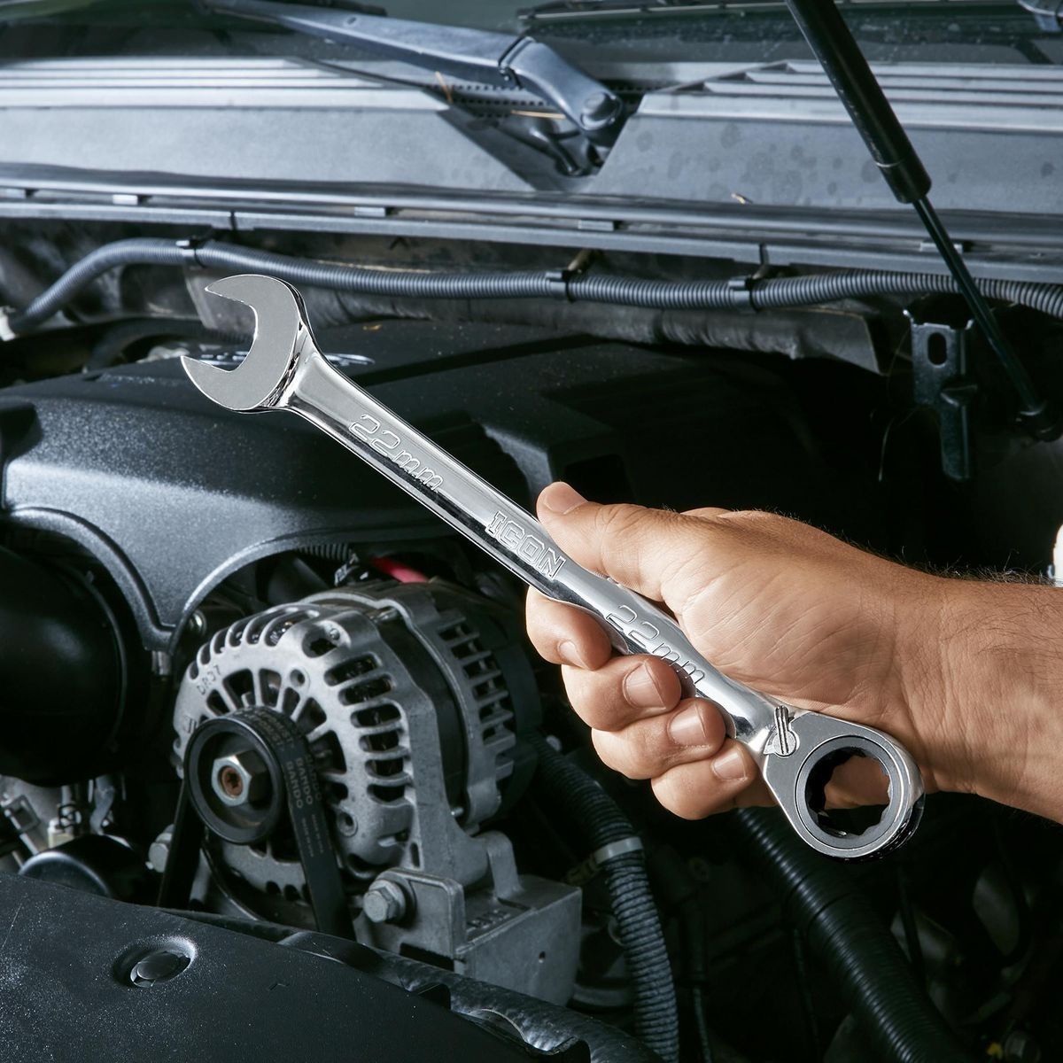 6-Piece Reversible Metric Ratcheting Combination Wrench Set Z859095
