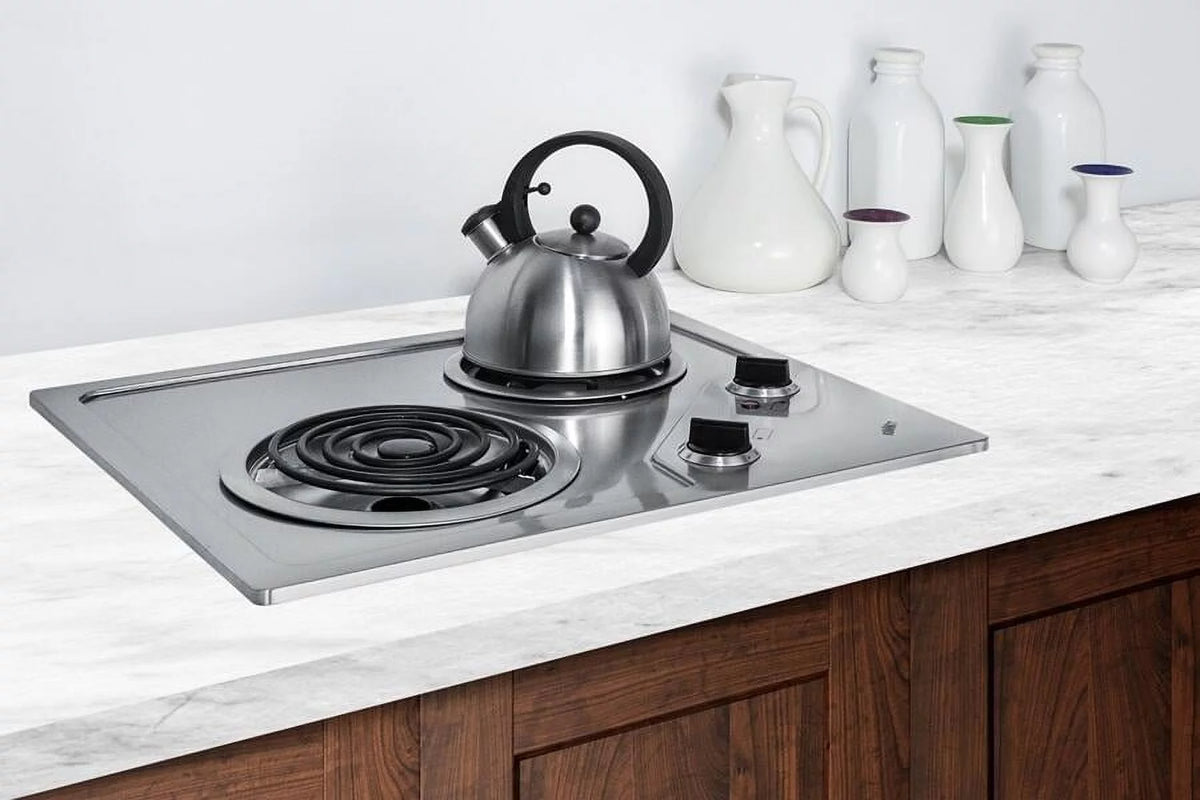 21" Wide 1800 Watt Built-In Electric Cooktop - Stainless G45665