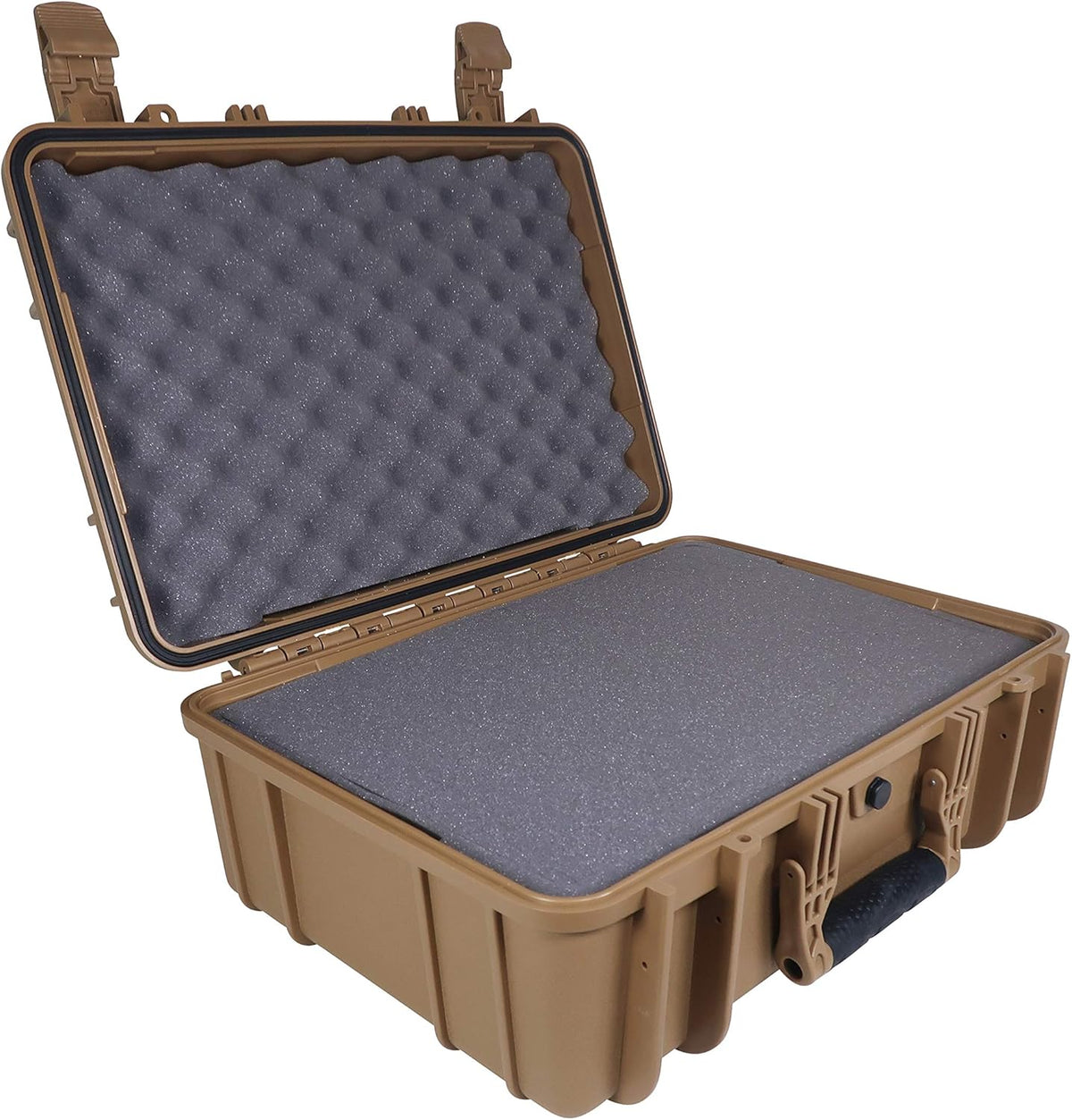 18 Medium Waterproof Hard Case with Foam, Black T18178