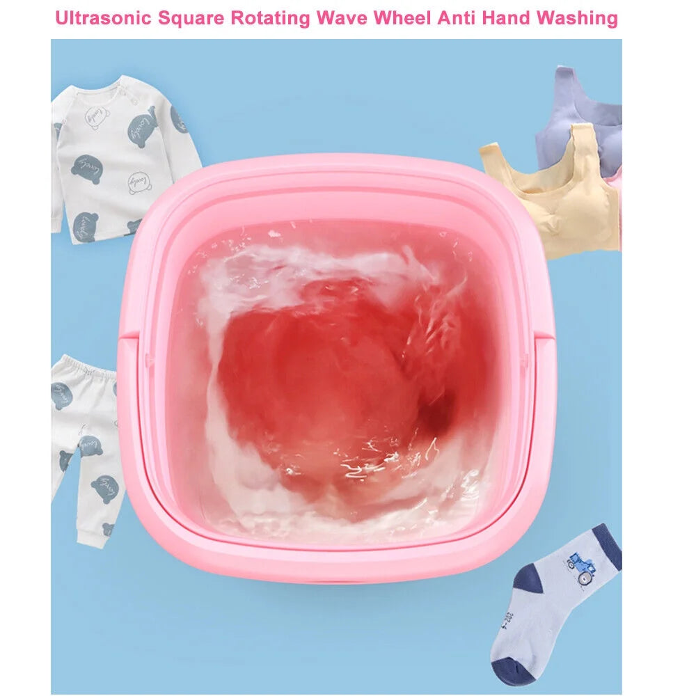 Pink Mini Folding Washing Machine N61740