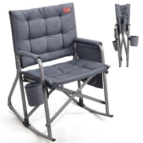 Lightweight Padded Rocking Camping Chair Q497072