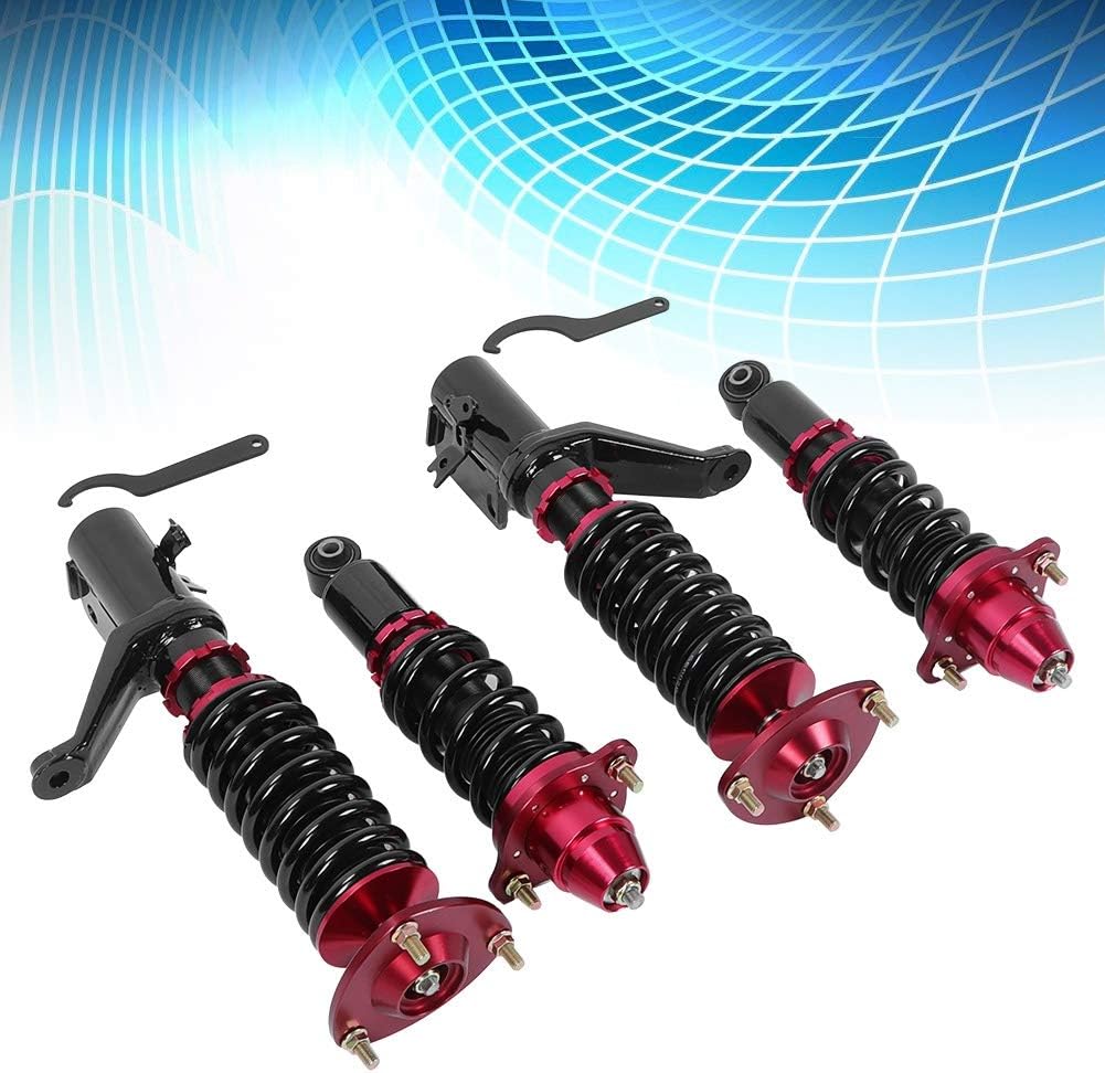 2 Front + 2 Rear Metal Damper Strut Coilover Suspension Kit X910