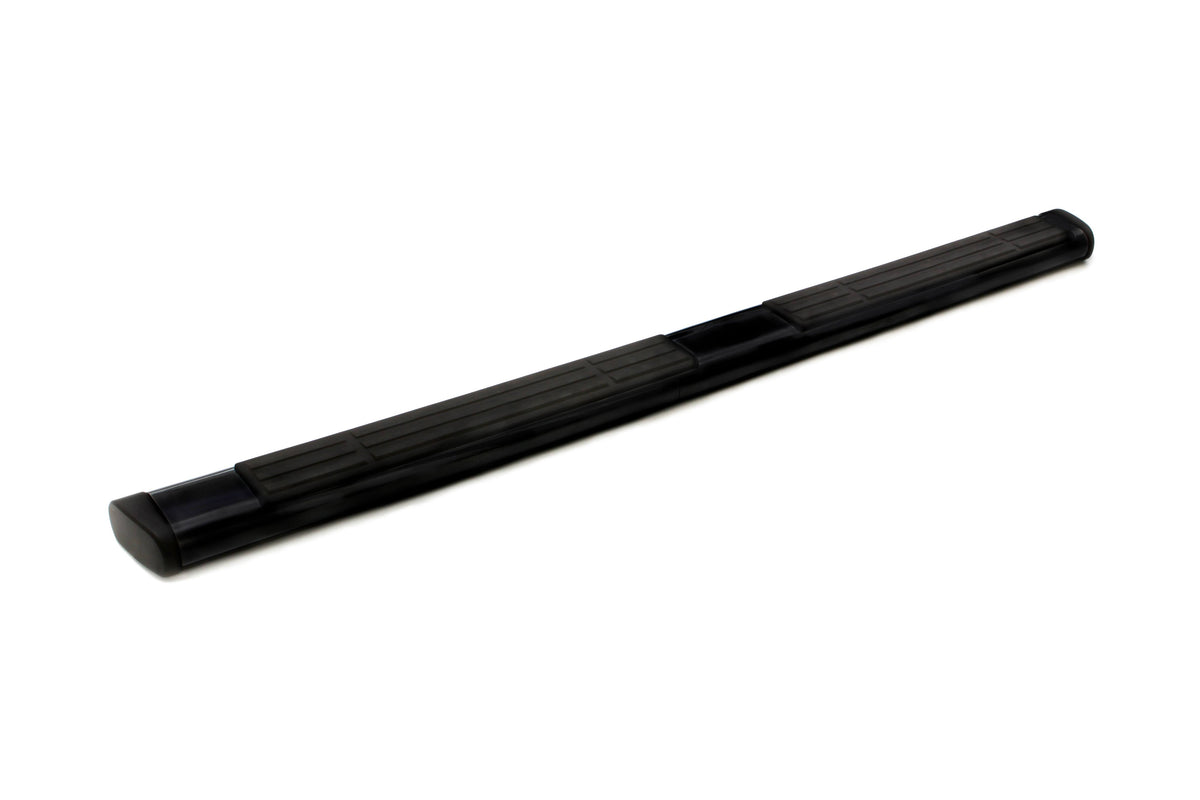 6" Oval Straight Nerf Bars Black E60799