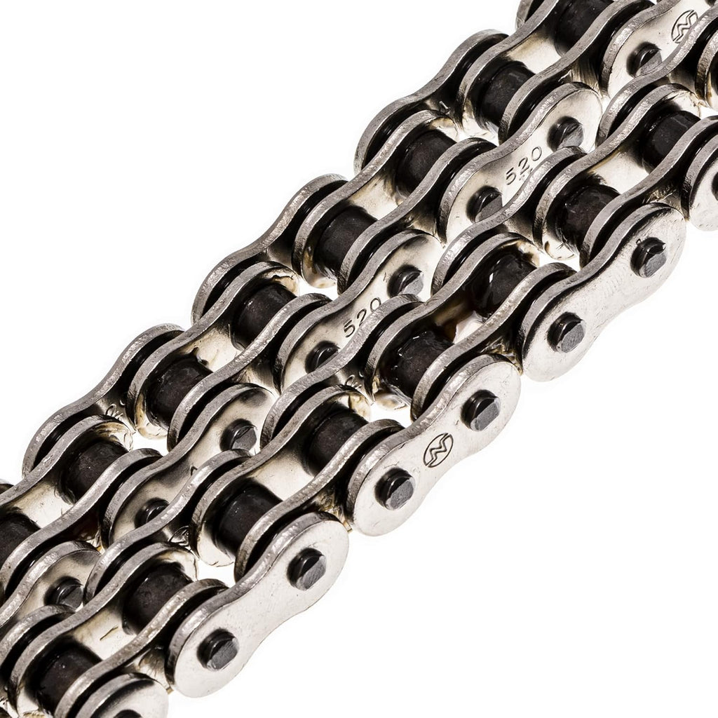 Drive Sprocket Chain Combo 12 Front 32 Rear Tooth 520NZ 74 Links Pack of 2 X923151