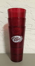 Red Plastic Tumblers Cups 24 oz T380867