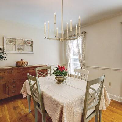 8 Light Candle Style Classic Chandelier N11988