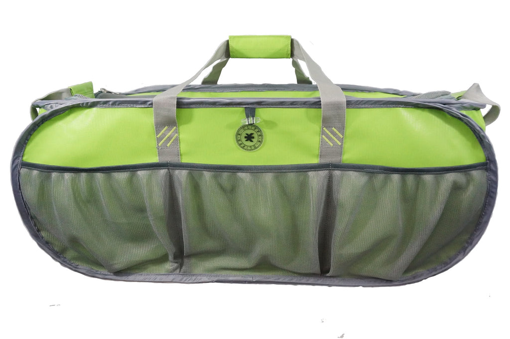 Heavy Duty Trunk Organizer Cargo Bag with Lime Green / Silver B24395