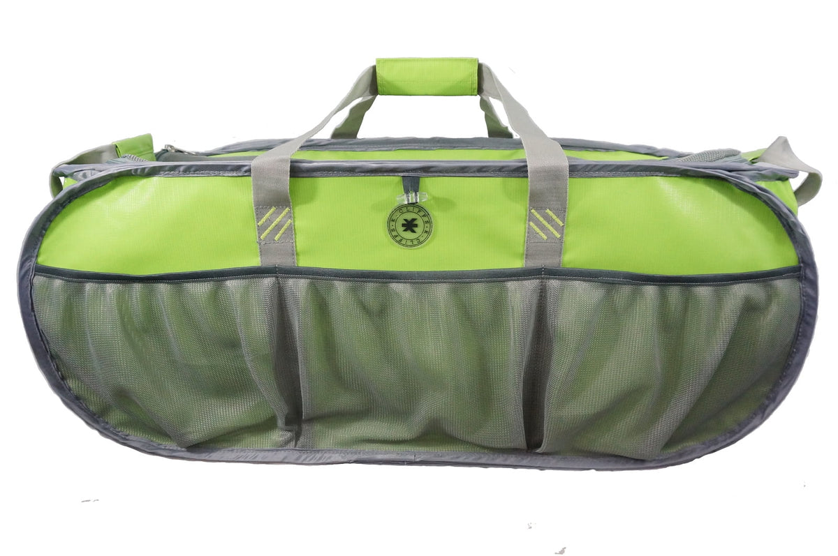 Heavy Duty Trunk Organizer Cargo Bag with Lime Green / Silver B24395