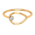 18K Yellow Gold Open Teardrop Ring X97468
