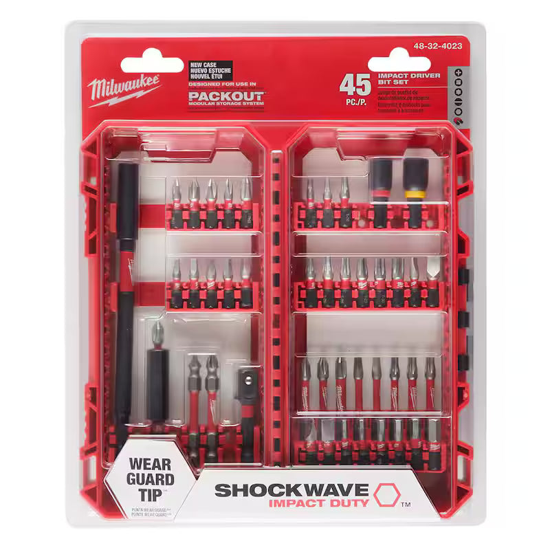 Alloy Steel Screwdriver Bit Set 45-Piece Z782