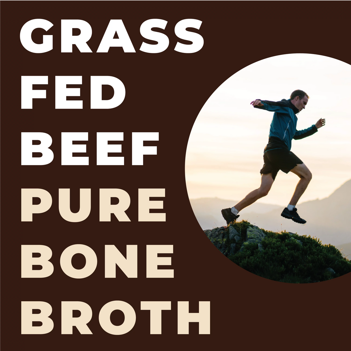 Organic Bone Broth Protein Powder, Chocolate, 2 Lb R972372