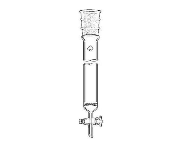 Epoxy Coated Flash Chromatography Column with Porosity B Filter Disc Y6334