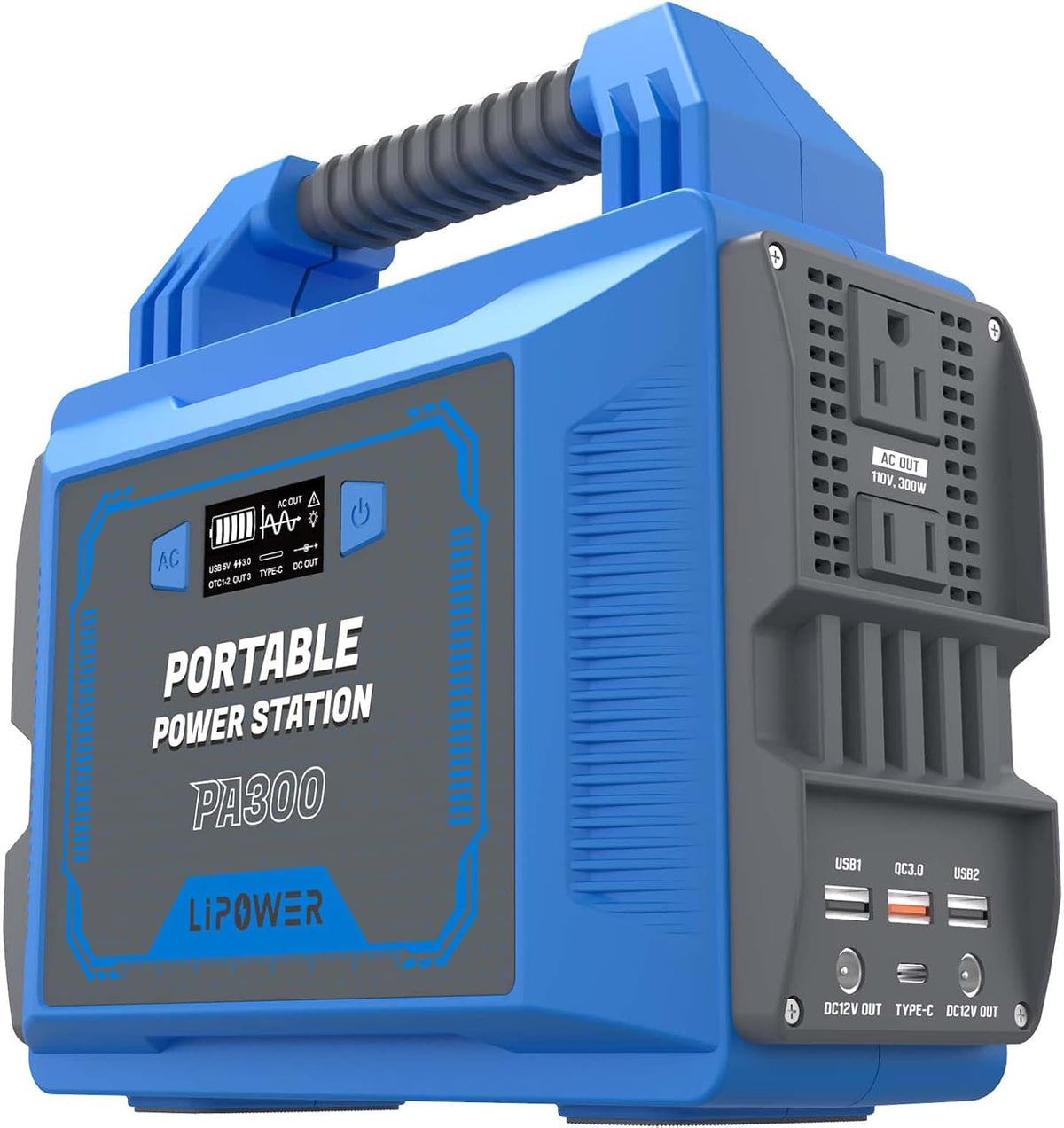 300W Portable Power Station, 296Wh Portable Solar Generator G98629