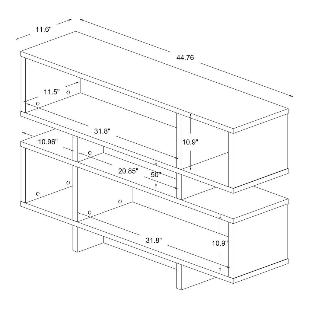 Dark Brown Multiple Storage Shelf Y98617