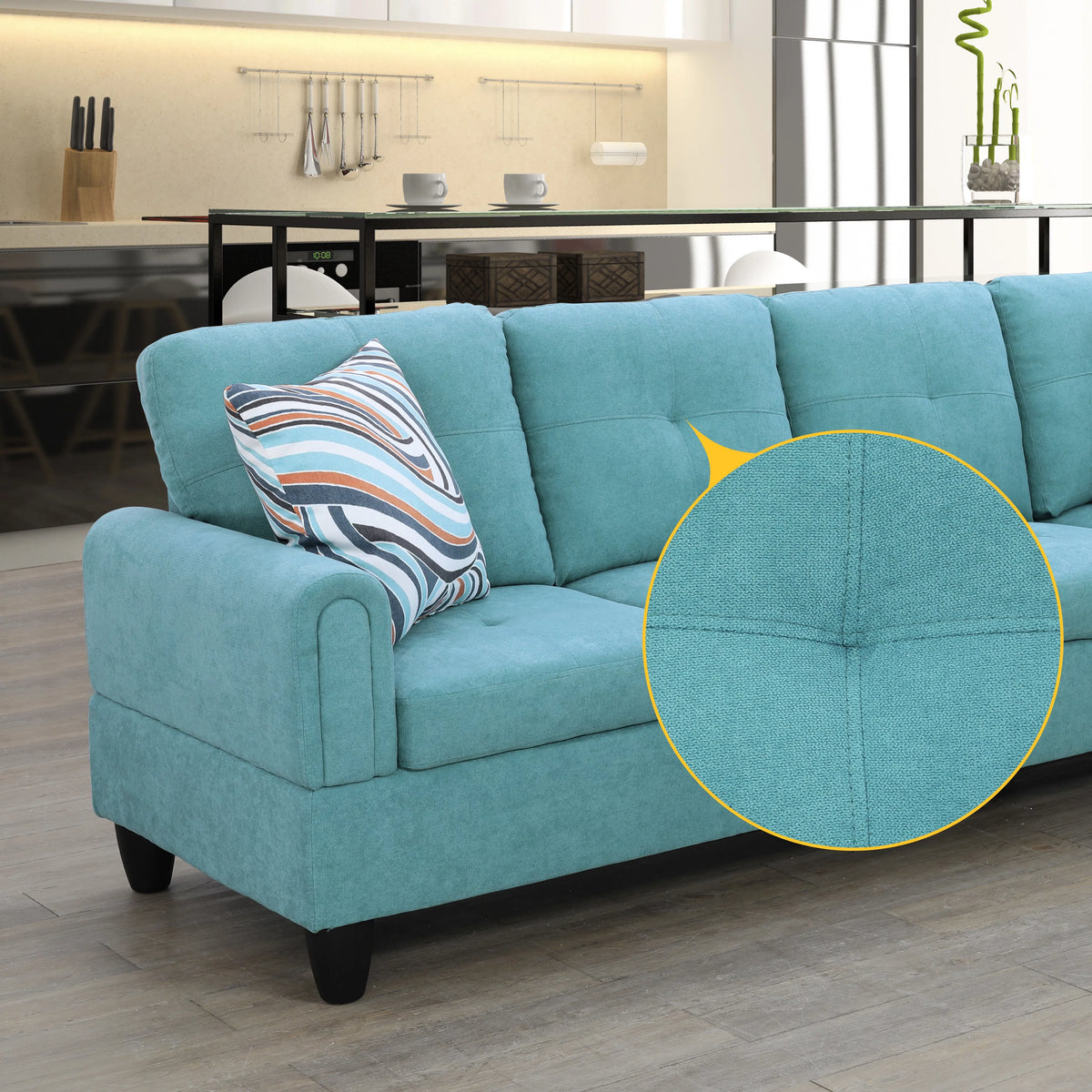 3 Piece Upholstered Sectional F50772