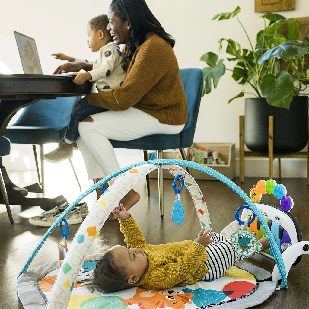 4-in-1 Baby Activity Gym & Tummy Time Play Mat with Piano D803