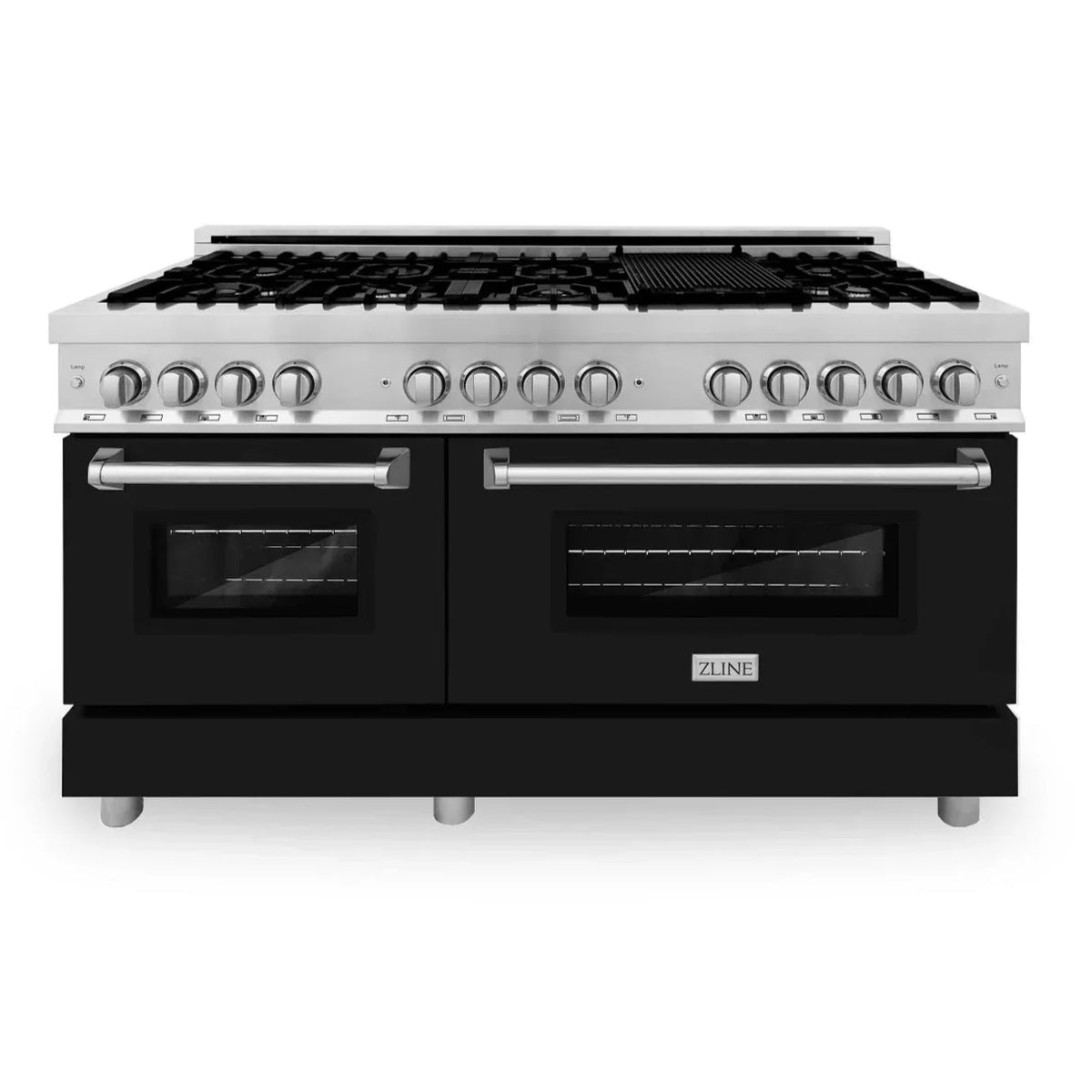 60 In. Dual Fuel Range with Black Matte Door H50248