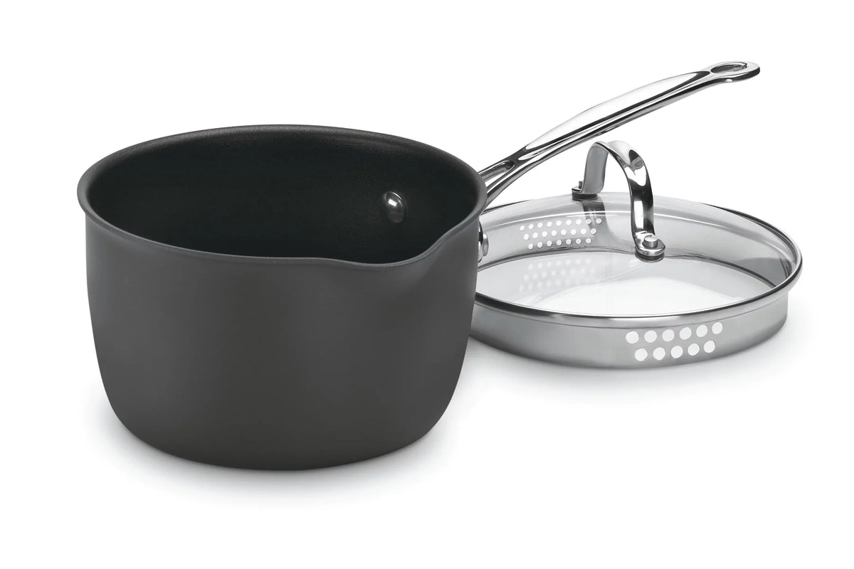 Non-Stick Hard Anodized 3-Qt. Saucepan with Cover I426