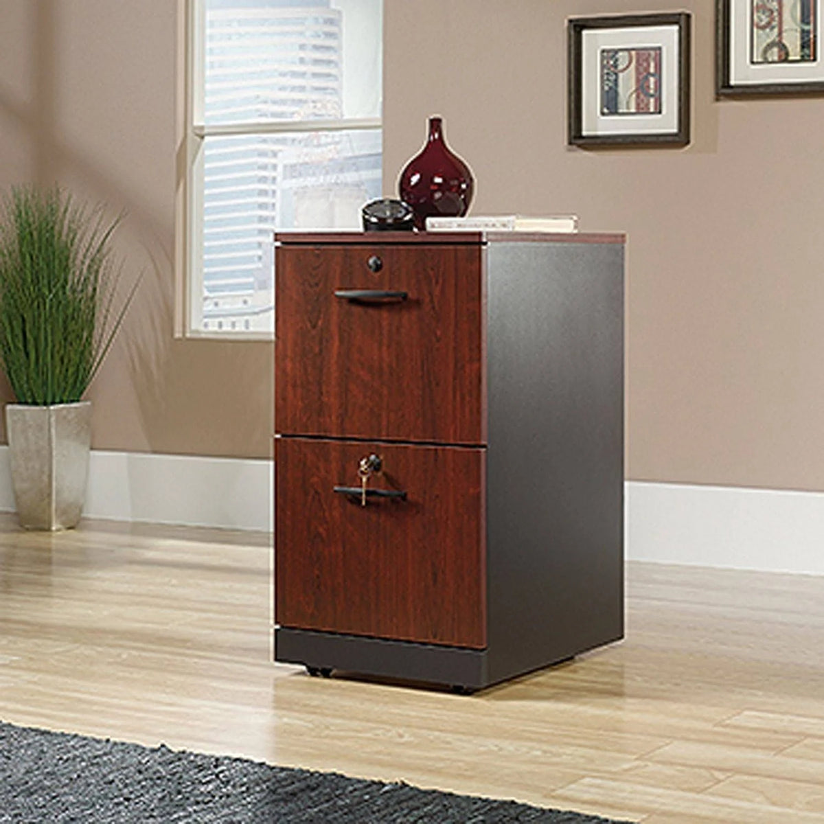 2-Drawer File Cabinet, Classic Cherry L2062