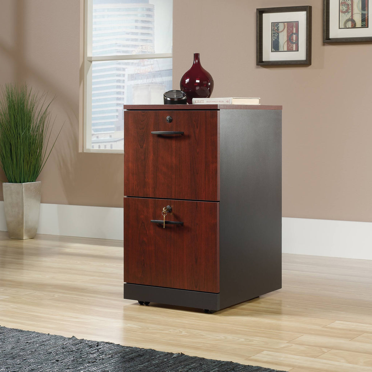 2-Drawer File Cabinet, Classic Cherry L2062