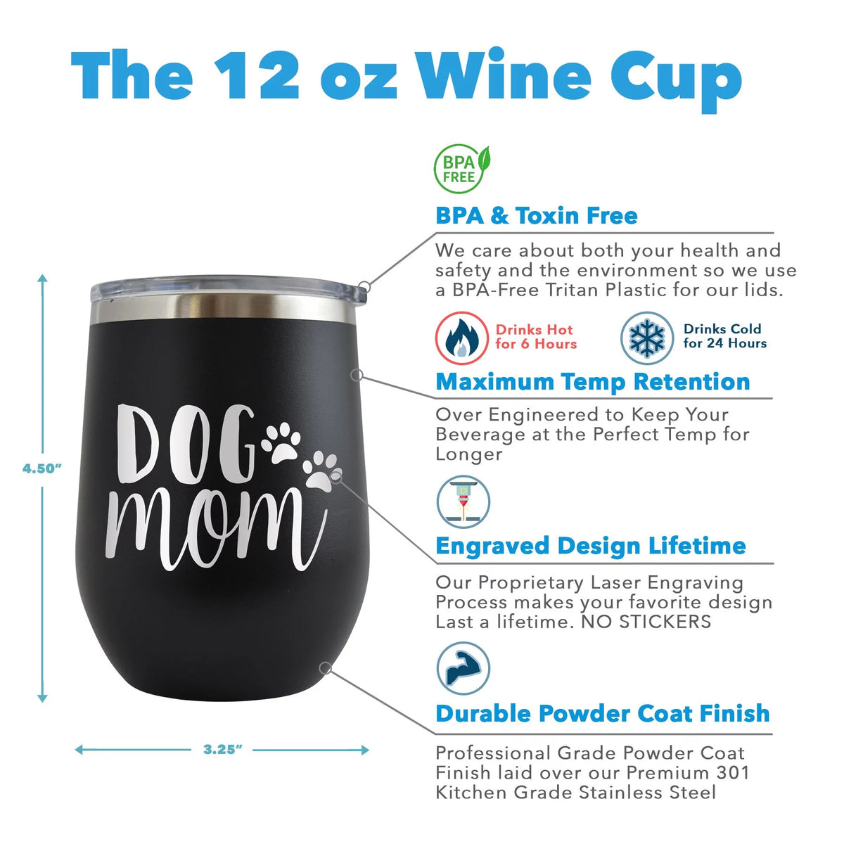 12 oz Red Wine Cup J816